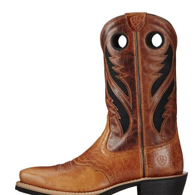 Ariat Heritage Roughstock VentTEK Kahverengi Western Csizma Erkek (28416-237)